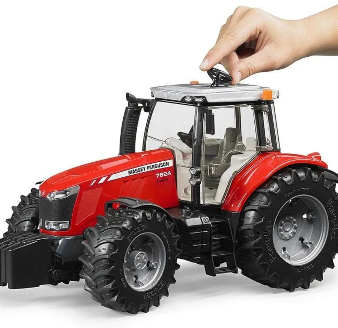 Трактор Bruder Massey Ferguson 7600 красный купить,NaN