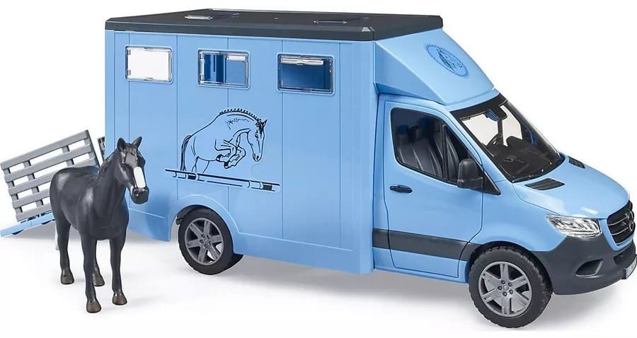 Спецтехника Bruder Mercedes-Benz Sprinter черный, голубой