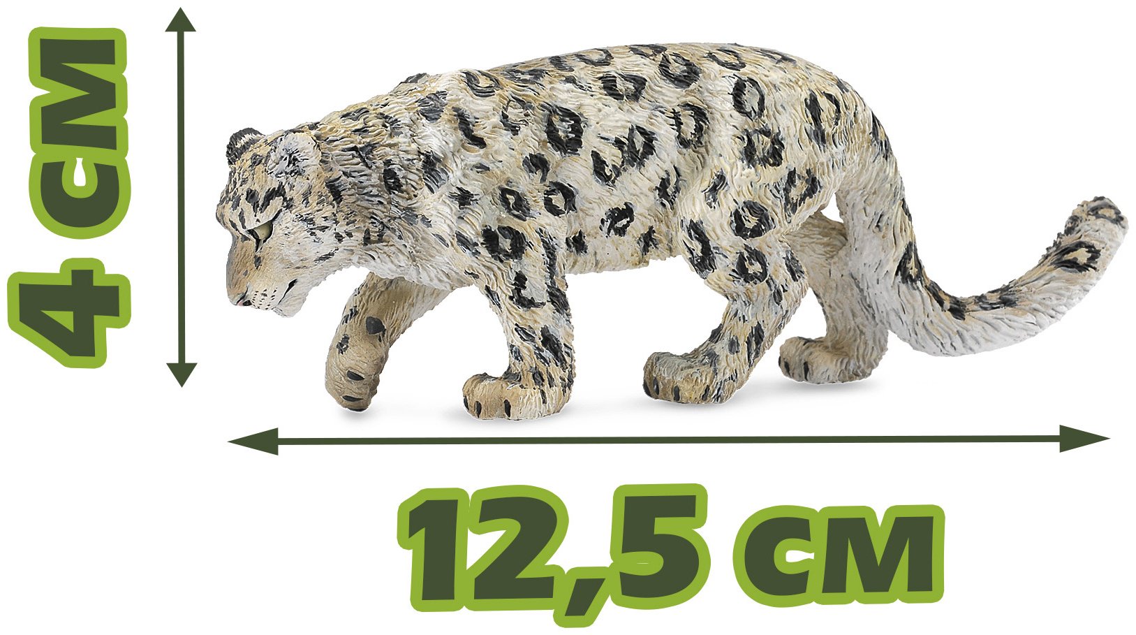 Фигурка Collecta Снежный леопард 4 см 1 шт