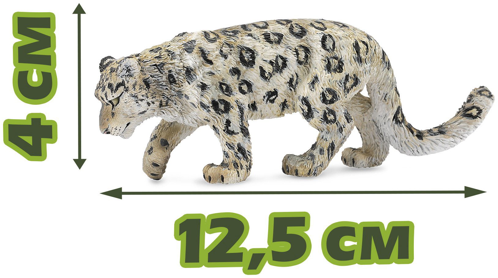 Фигурка Collecta Снежный леопард 4 см 1 шт купить,NaN