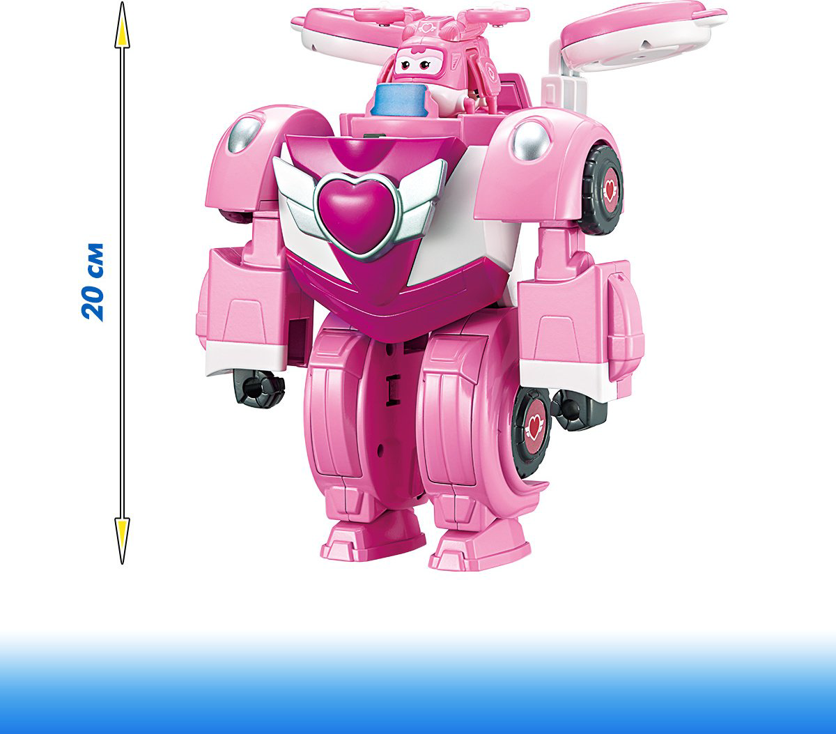 Трансформер Super Wings Диззи, высота 20 см купить,NaN