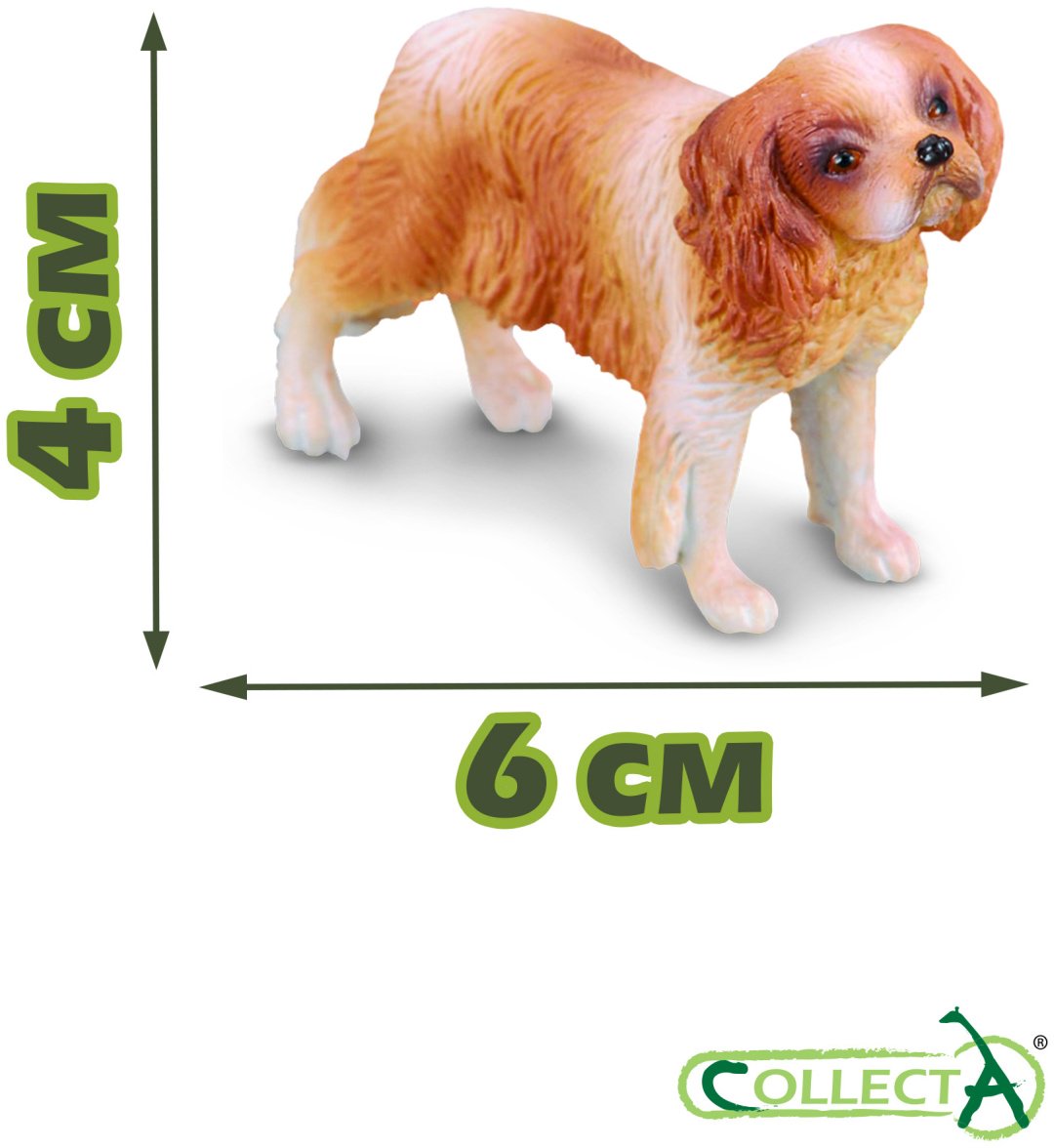 Фигурка Collecta Кинг Чарльз спаниель 4 см 1 шт