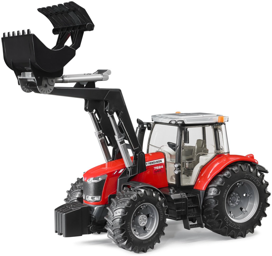 Спецтехника Bruder Massey Ferguson 7600 черный, красный купить,NaN