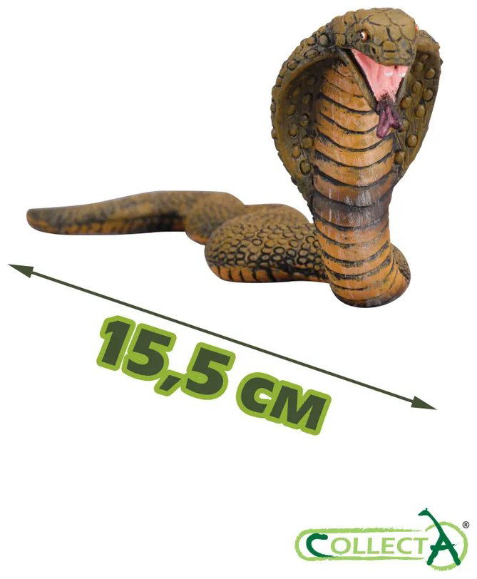 Фигурка Collecta Collecta Фигурка Королевская кобра М 5 см 1 шт