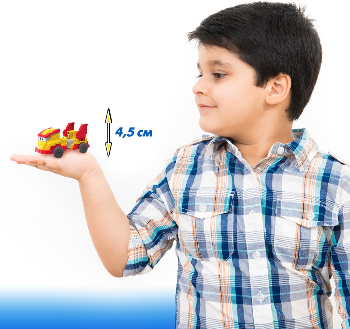 Трансформер Super Wings Голден Бой, высота 4.5 см