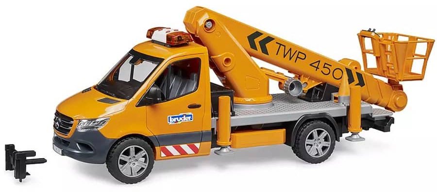 Грузовая Bruder Mercedes Benz Sprinter серый, оранжевый