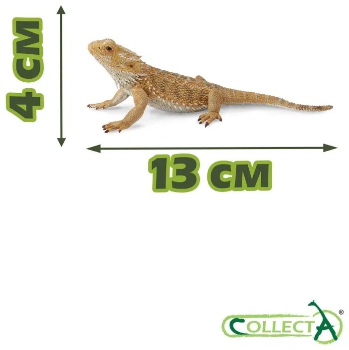 Фигурка Collecta Бородатая ящерица 5 см 1 шт