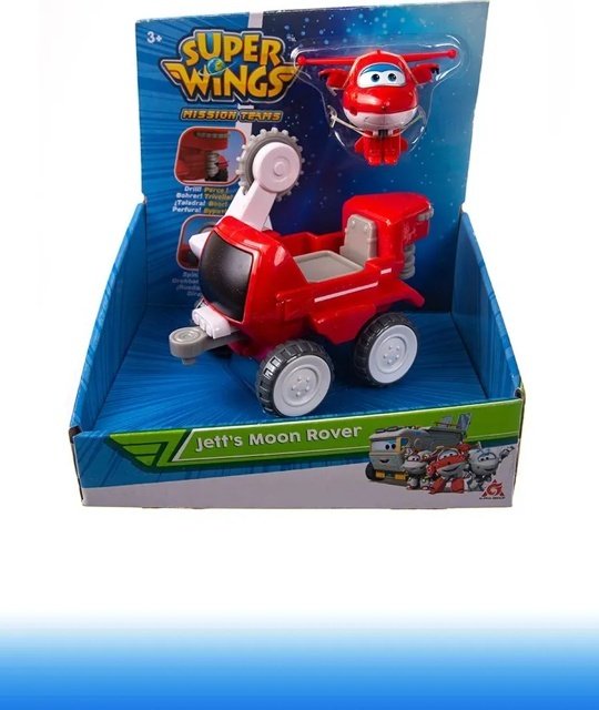 Машина Super Wings Лунный странник Джетта белый, красный купить,0