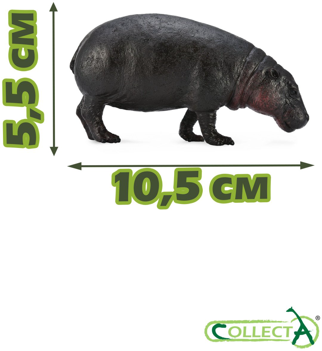 Фигурка Collecta Карликовый бегемот 5.5 см 1 шт купить,NaN