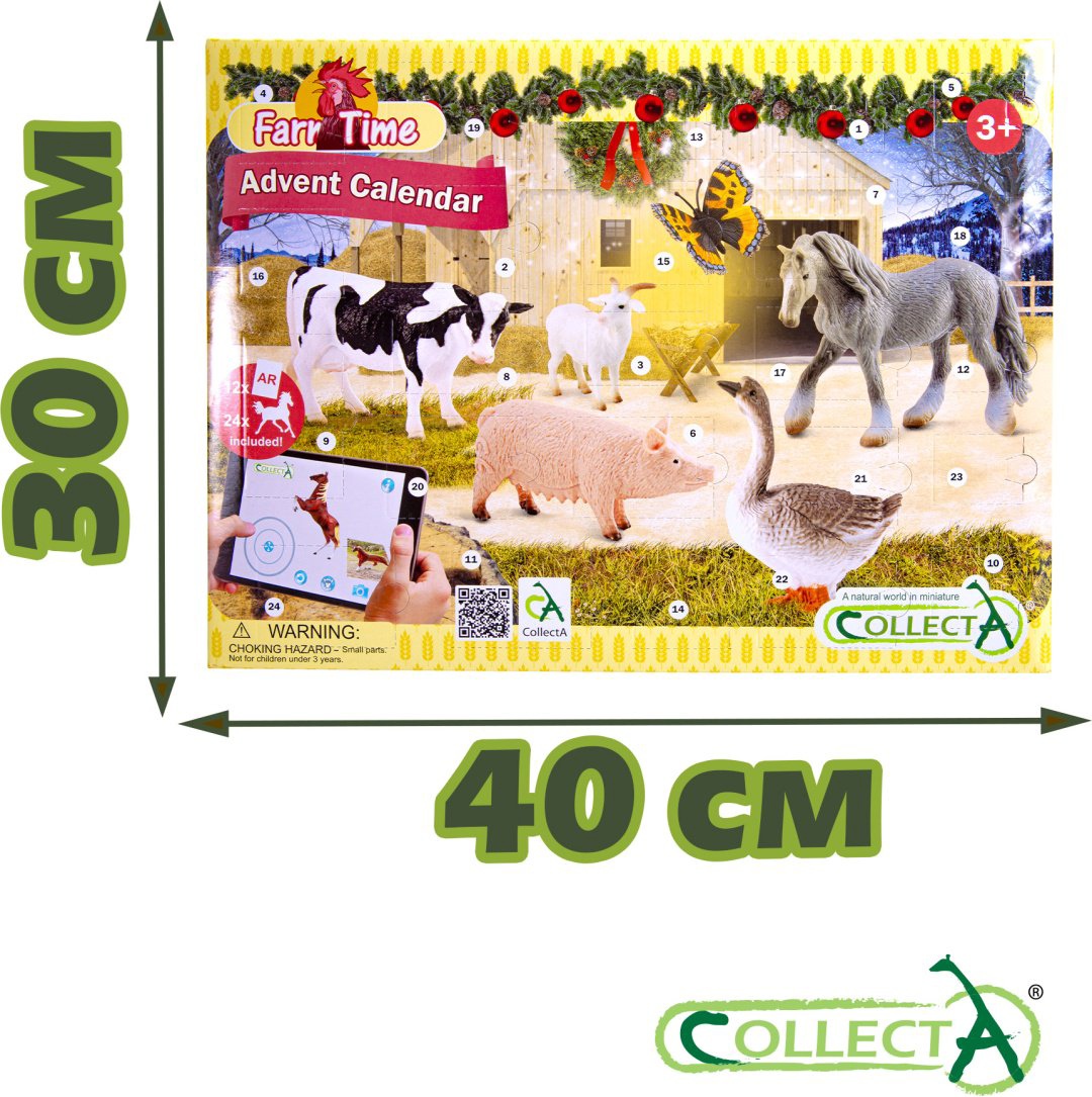 Collecta Лошади и Ферма адвент-календарь купить,NaN