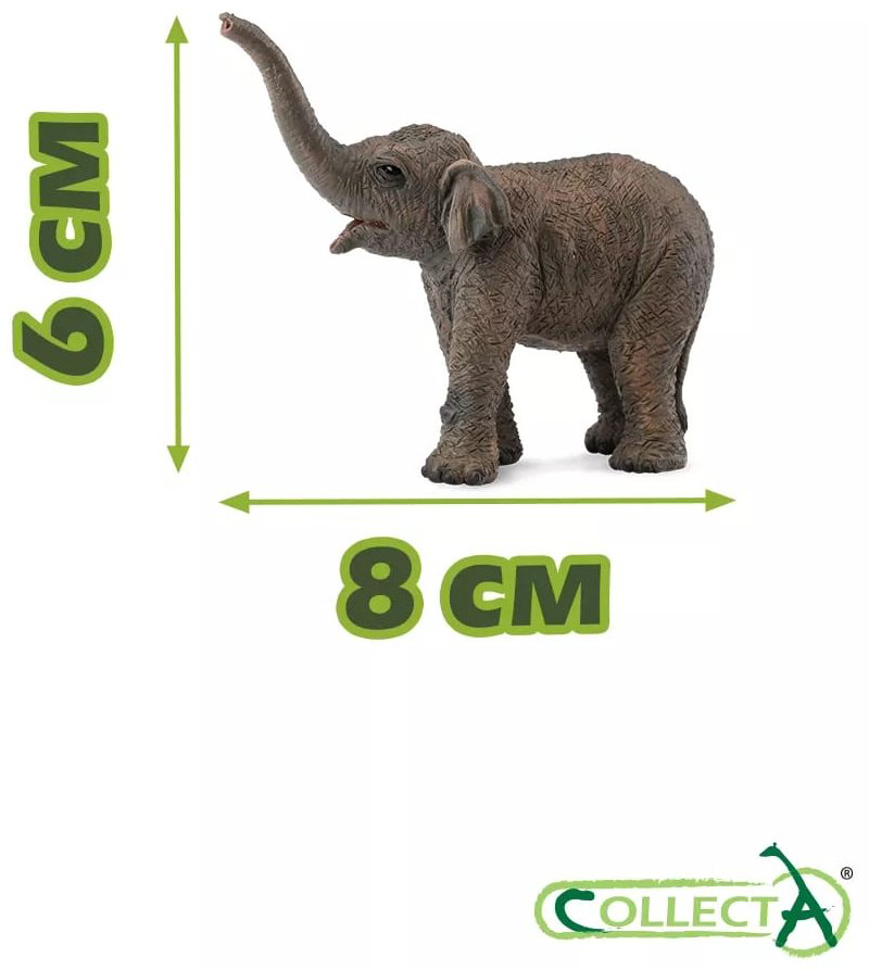 Фигурка Collecta Азиатский слонёнок 6 см 1 шт