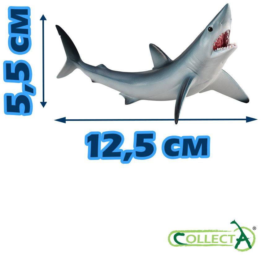 Фигурка Collecta Акула Мако 5.5 см 1 шт купить,NaN