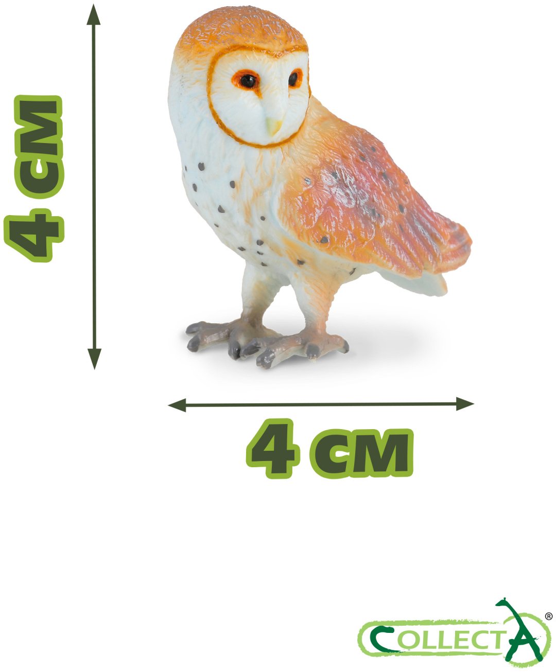 Фигурка Collecta Амбарная сова 4 см 1 шт