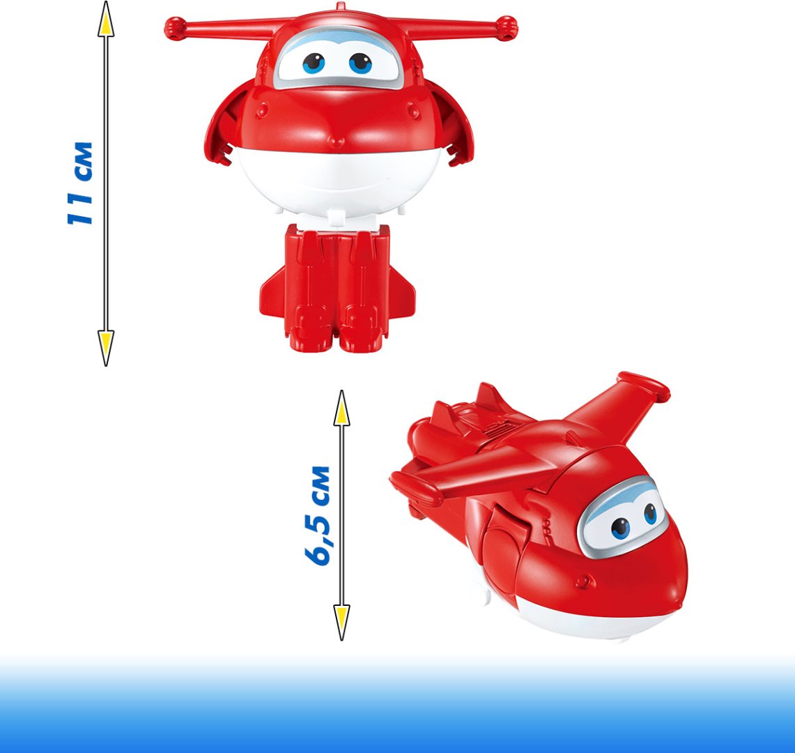 Трансформер Super Wings Джетт, высота 11 см купить,0