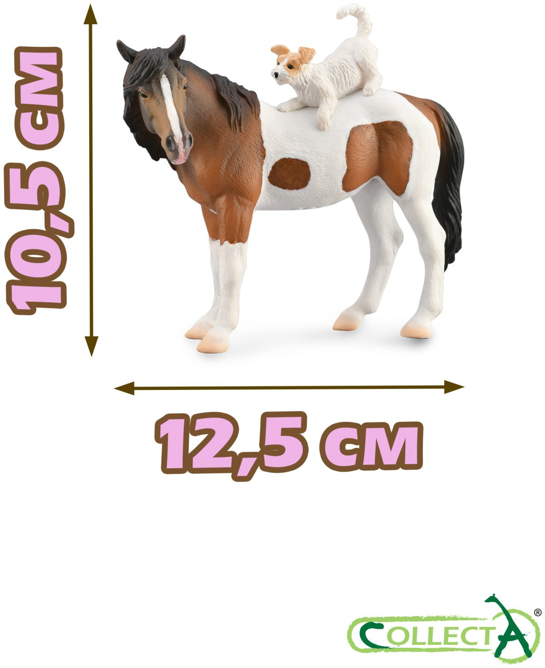 Фигурка Collecta Кобыла и терьер 10.5 см 1 шт купить,NaN