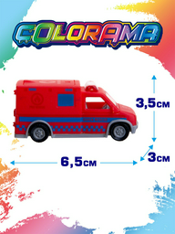 Машина Colorama МЧС модель 2 YYL558086-2, пластик, мультиколор
