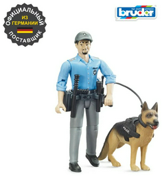 Фигурка Bruder полицейский 10 см 2 шт