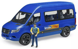 Легковая Bruder Mercedes-Benz Sprinter Маршрутка черный, синий