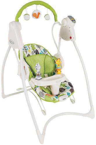 Качель Graco Swing Bounce Bear Trail зеленая купить,NaN