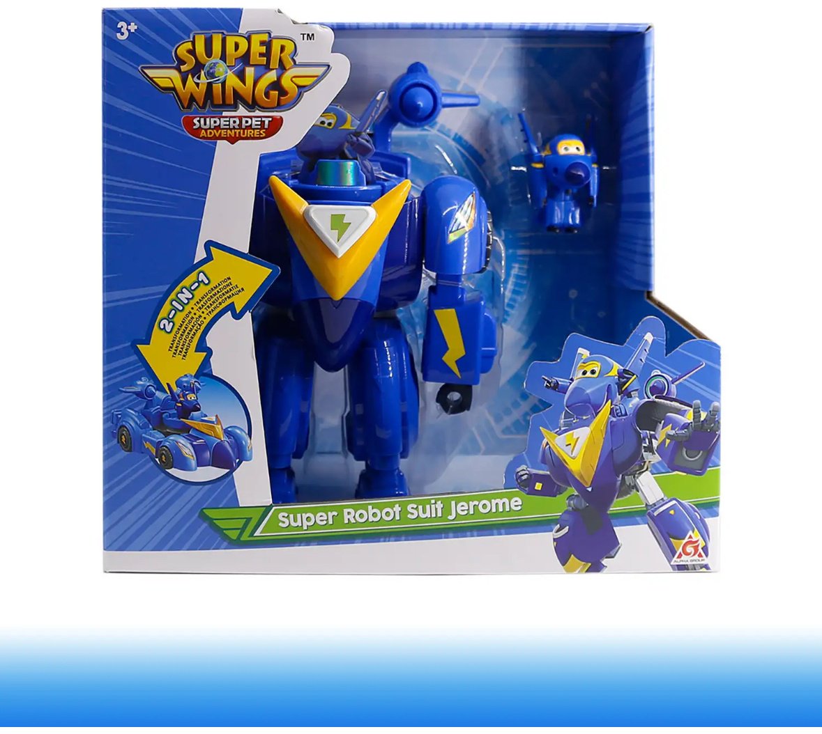 Трансформер Super Wings Джером, высота 20 см купить,0