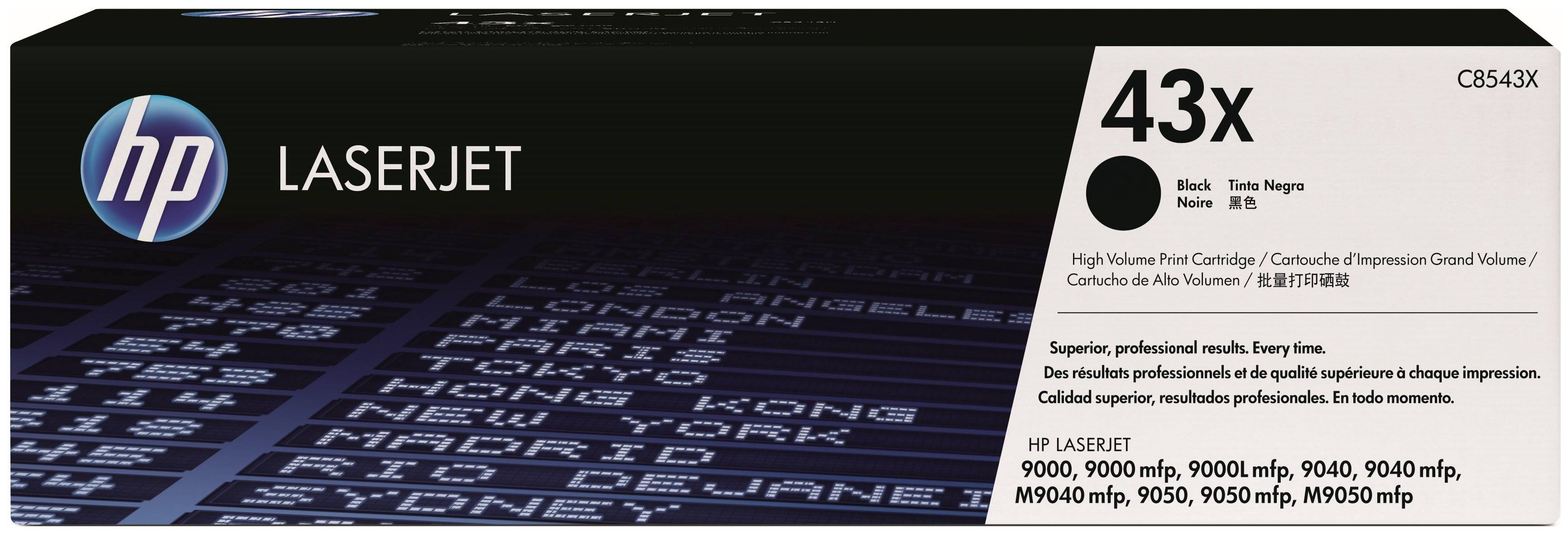 Картридж HP 43X C8543X черный