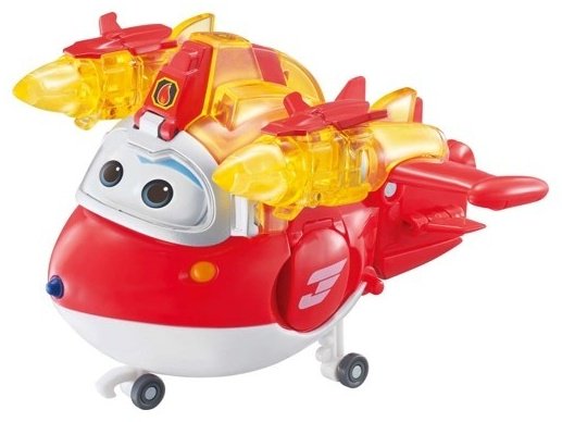 Трансформер Super Wings Джет с супер шаром, высота 12 см