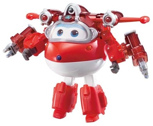 Трансформер Super Wings Джет с супер шаром, высота 12 см