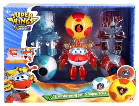 Трансформер Super Wings Джет с супер шаром, высота 12 см купить,NaN