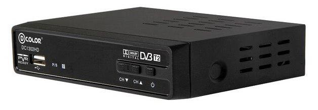 TV-тюнер D-Color DC1302HD черный купить,NaN