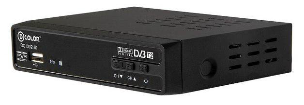 TV-тюнер D-Color DC1302HD черный купить,NaN