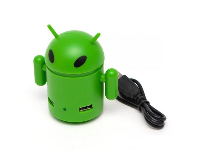 USB Hub Deluxe DUH4002GR 4-port зеленый