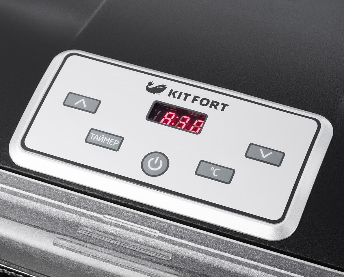 Сушилка для овощей и фруктов Kitfort КТ-1908 черная - ForteMarket Сушилка для овощей и фруктов Kitfort КТ-1908 черная купить,98290