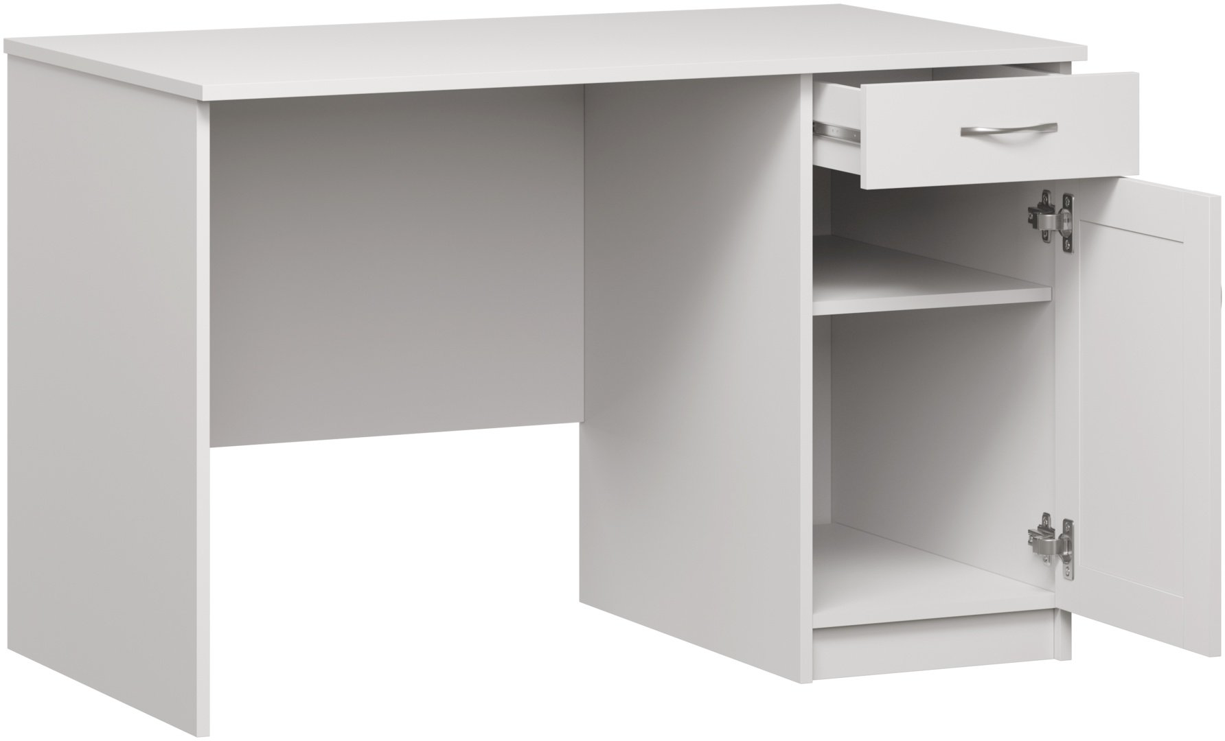 Стол письменный MMZ КАСТОР 2, 116х65x75 см, белый купить,NaN