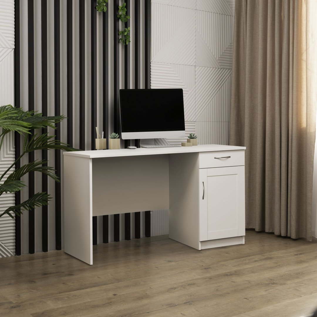 Стол письменный MMZ КАСТОР 2, 116х65x75 см, белый - ForteMarket Стол письменный MMZ КАСТОР 2, 116х65x75 см, белый купить,0