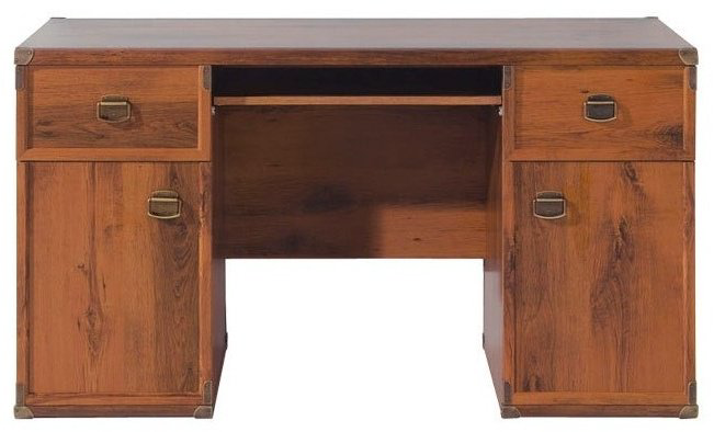 Стол письменный BRW Индиана, 140х65x78 см, коричневый - ForteMarket Стол письменный BRW Индиана, 140х65x78 см, коричневый купить,NaN