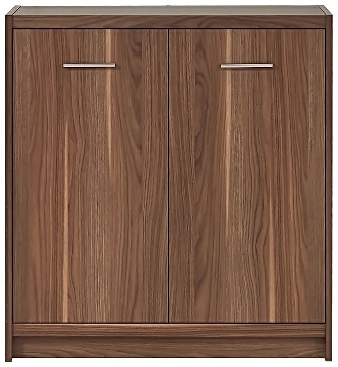 Распашной шкаф Гербор Опен КОМ 2D, 80x87х33.5 см, коричневый