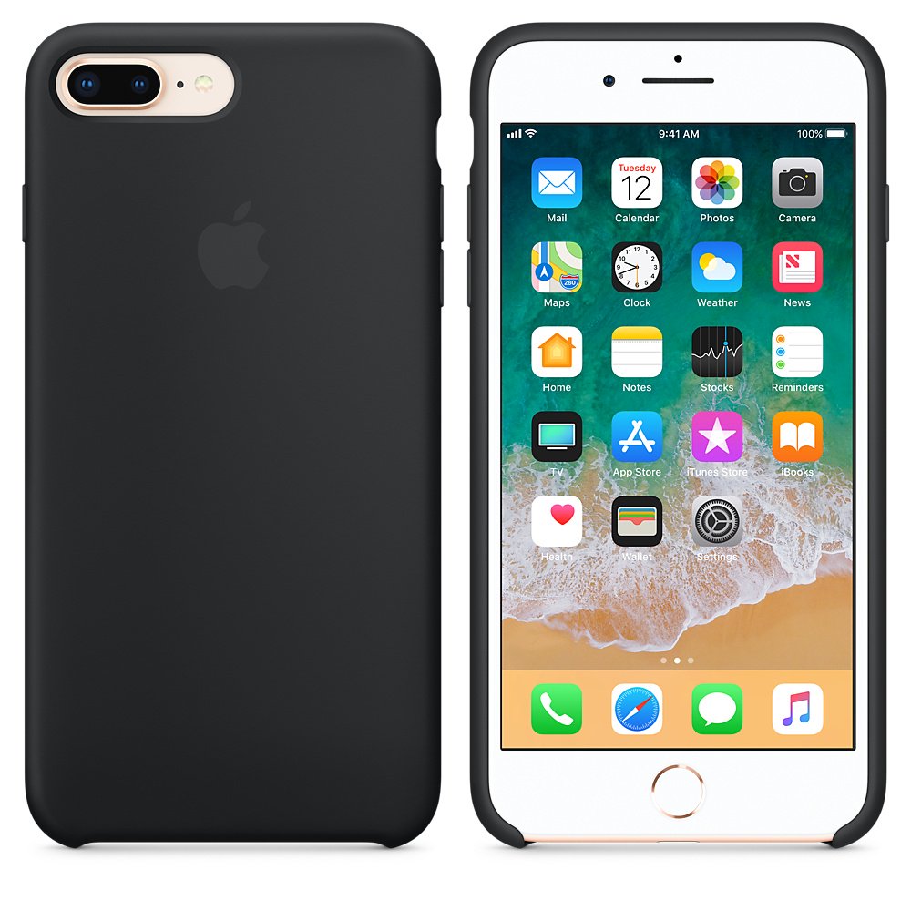 Чехол A-Case Silicon Case для iPhone 8 Plus черный - ForteMarket Чехол A-Case Silicon Case для iPhone 8 Plus черный купить,0