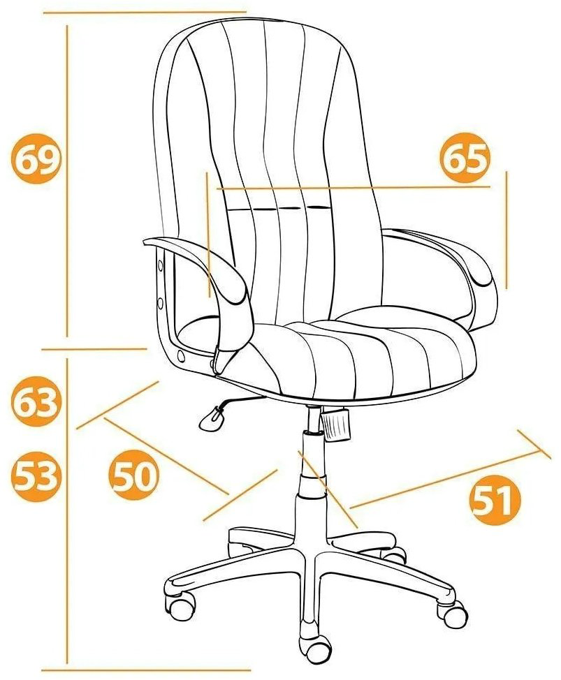 Компьютерное кресло Tetchair СН833 2271, серый купить,NaN