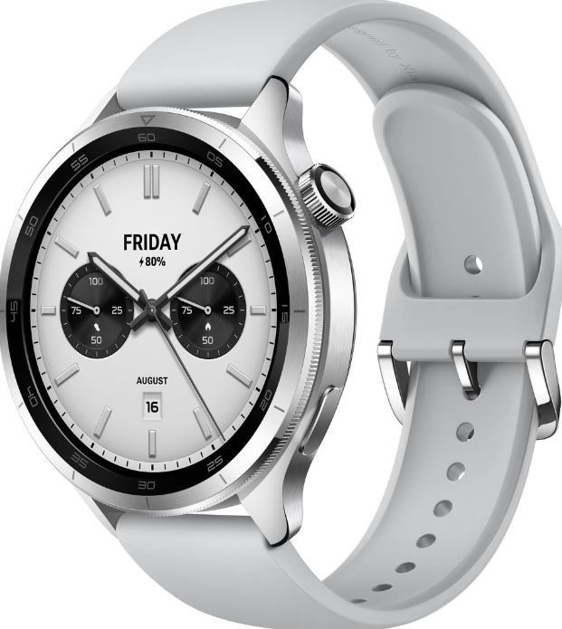 Смарт-часы Xiaomi Watch S4 47 мм серебристый-белый