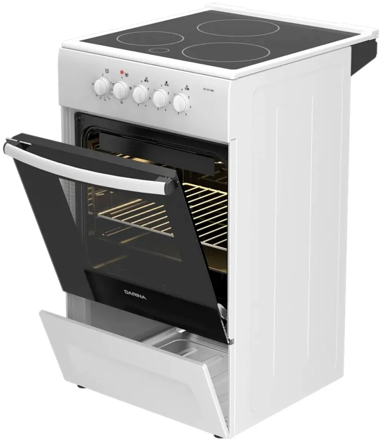 Кухонная плита DARINA F EC 331 606 W White - ForteMarket Кухонная плита DARINA F EC 331 606 W White купить,0