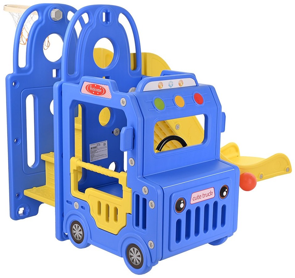 Горка Pituso Cute Truck UN-BS02-blue, 185x95x100 см купить,0