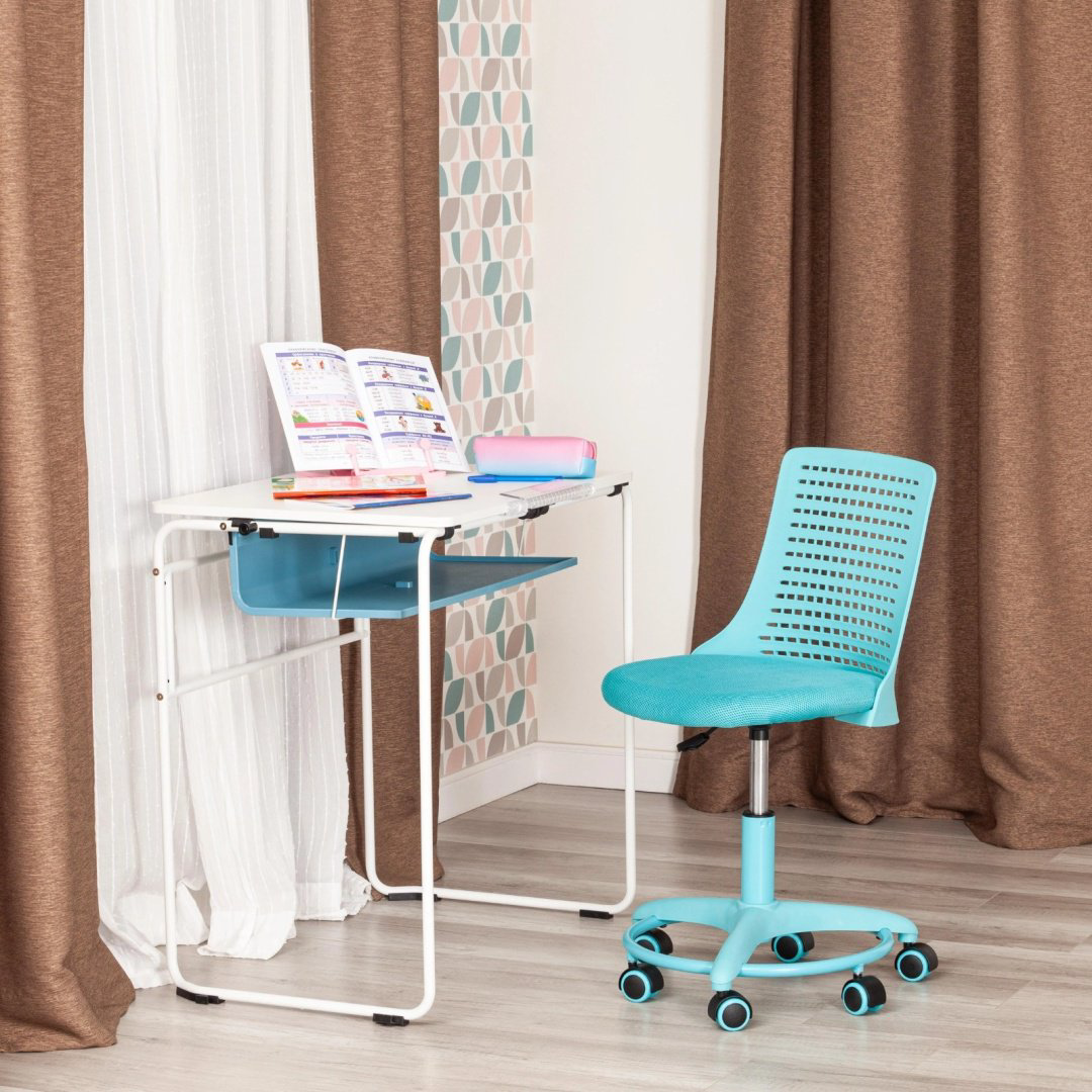 Детское компьютерное кресло Tetchair Kiddy 10729, бирюзовый купить,NaN