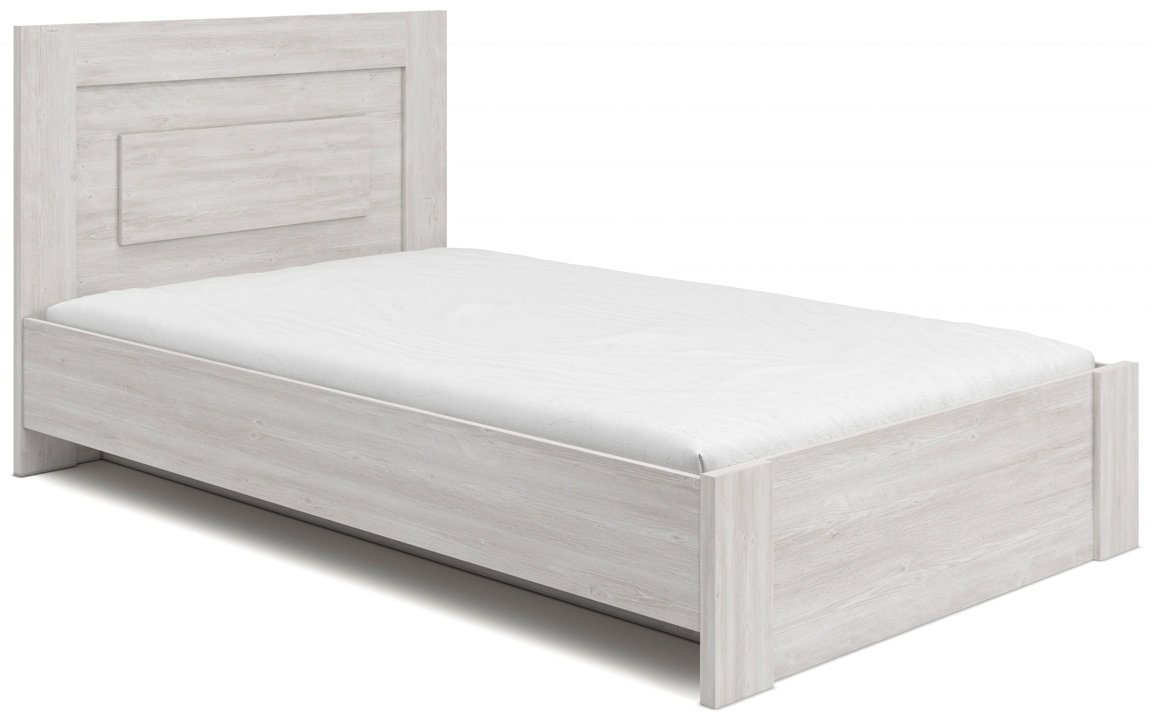 Кровать MySTAR Вирджиния 160x200см белый/серый купить,NaN