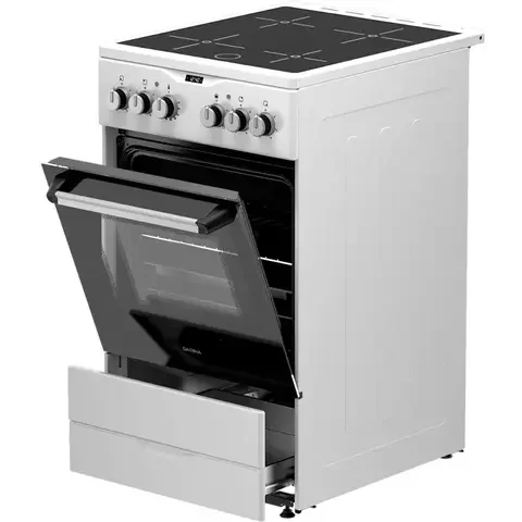 Стеклокерамическая плита Дарина PL 2609 1W White - ForteMarket Стеклокерамическая плита Дарина PL 2609 1W White купить,0