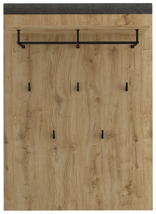 Вешалка BRW Брест Грэйс 00032807, ЛДСП, 79x110 см, коричневый купить,NaN