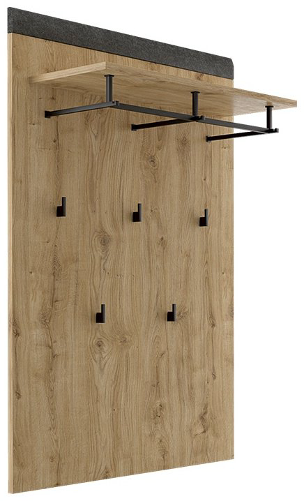 Вешалка BRW Брест Грэйс 00032807, ЛДСП, 79x110 см, коричневый купить,NaN