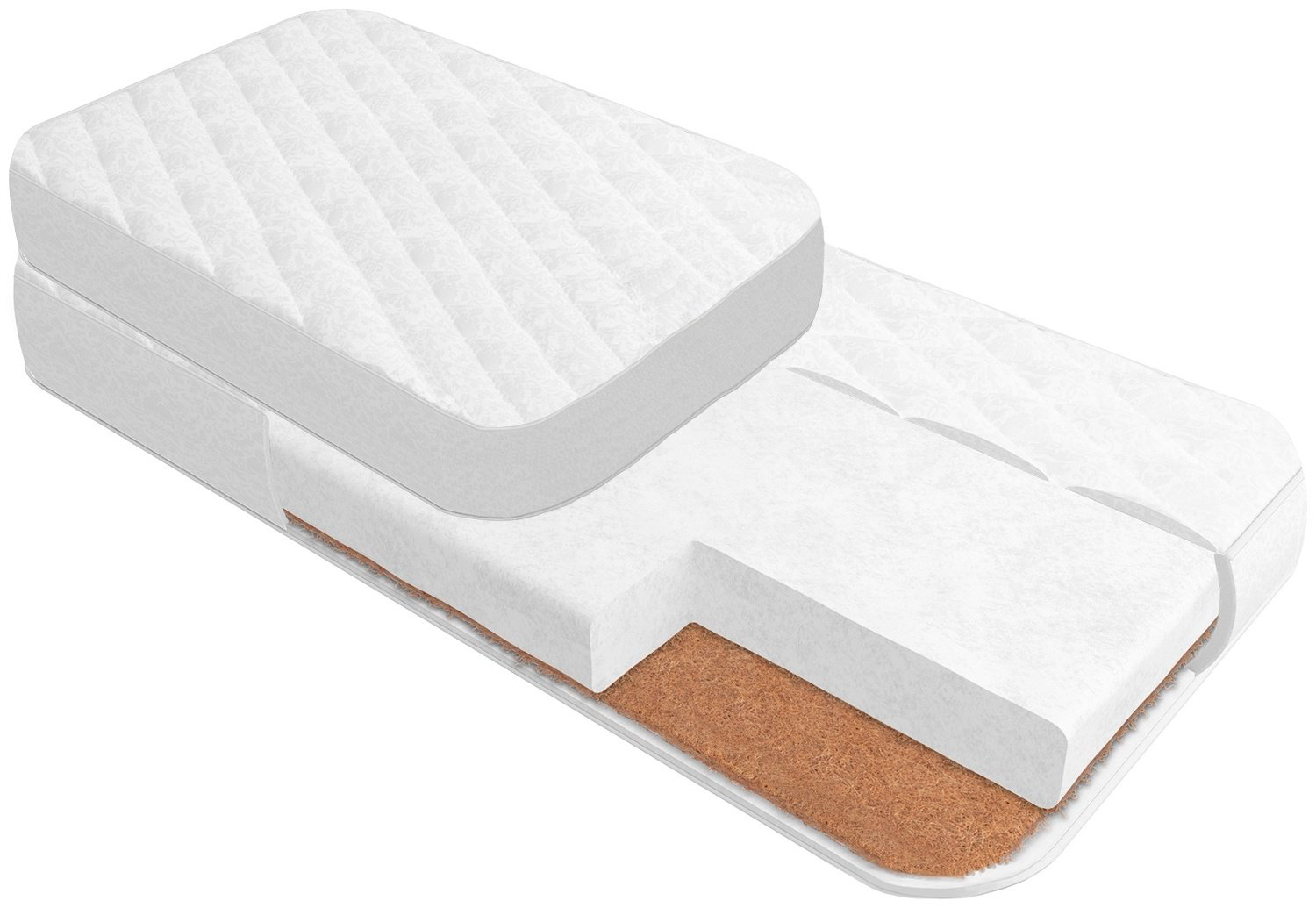 Матрас детский Tomix Little Sofi 70x140x13см белый купить,NaN