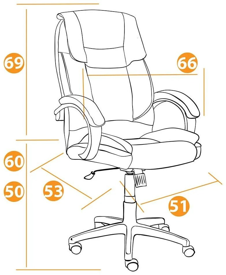 Компьютерное кресло Tetchair OREON, черный купить,NaN