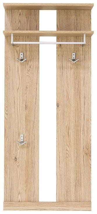 ANREX Вешалка панель ЛДСП, 60x141.6 см, Оскар 60 Дуб Санремо  купить,0