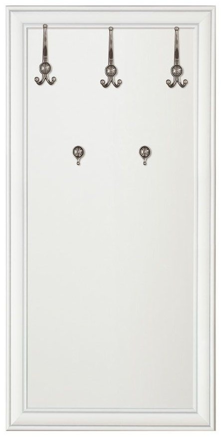 Вешалка BRW Брест Кентаки WIE/75, ЛДСП, 75x144 см, белый